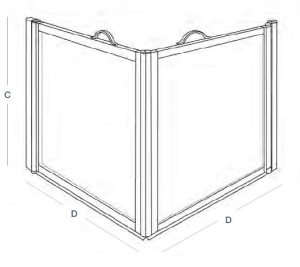 FC - OPTION C - PRO-DOOR - Corner Entry Single Doors (Advance Rise & Glide Door System), PRODOOR OPTION C