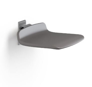 Pressalit - PLUS - Shower Seat 450mm (Fixed Height Mounting) WHITE