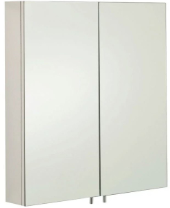 RAK Delta Mirrored Bathroom Cabinet Stainless Steel