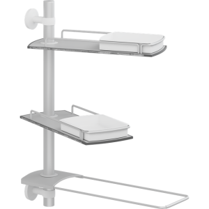 Pressalit - Modular Shelves for Fixed Mounting, 600 / 400mm Rod (EXPIRES 31.12.2023) RT491000  RT490000