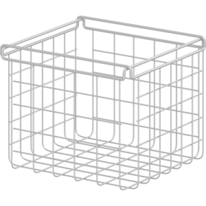 Basket for face cloths, 212 mm x 212 mm x 174 mm