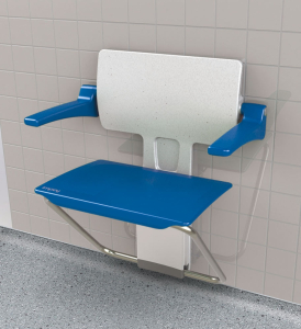 Impey Slimfold Shower Seat (Colour Options) OPEN