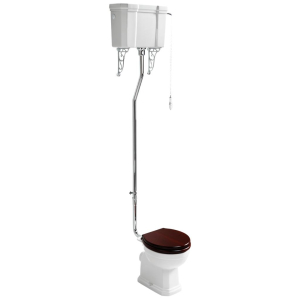 Ideal Standard Waverley High Level Cistern, Toilet & Seat & Cover sold separately