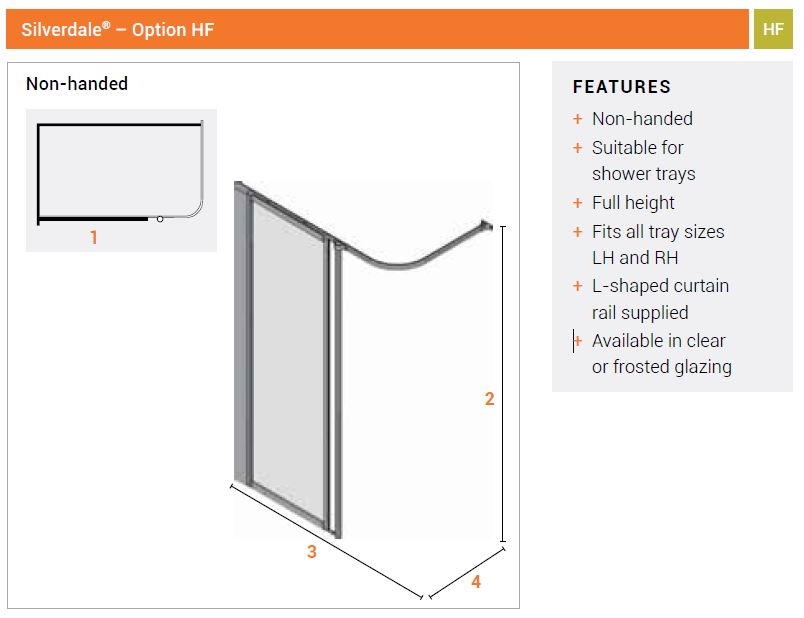 AKW Option HF Silverdale Technical Drawing