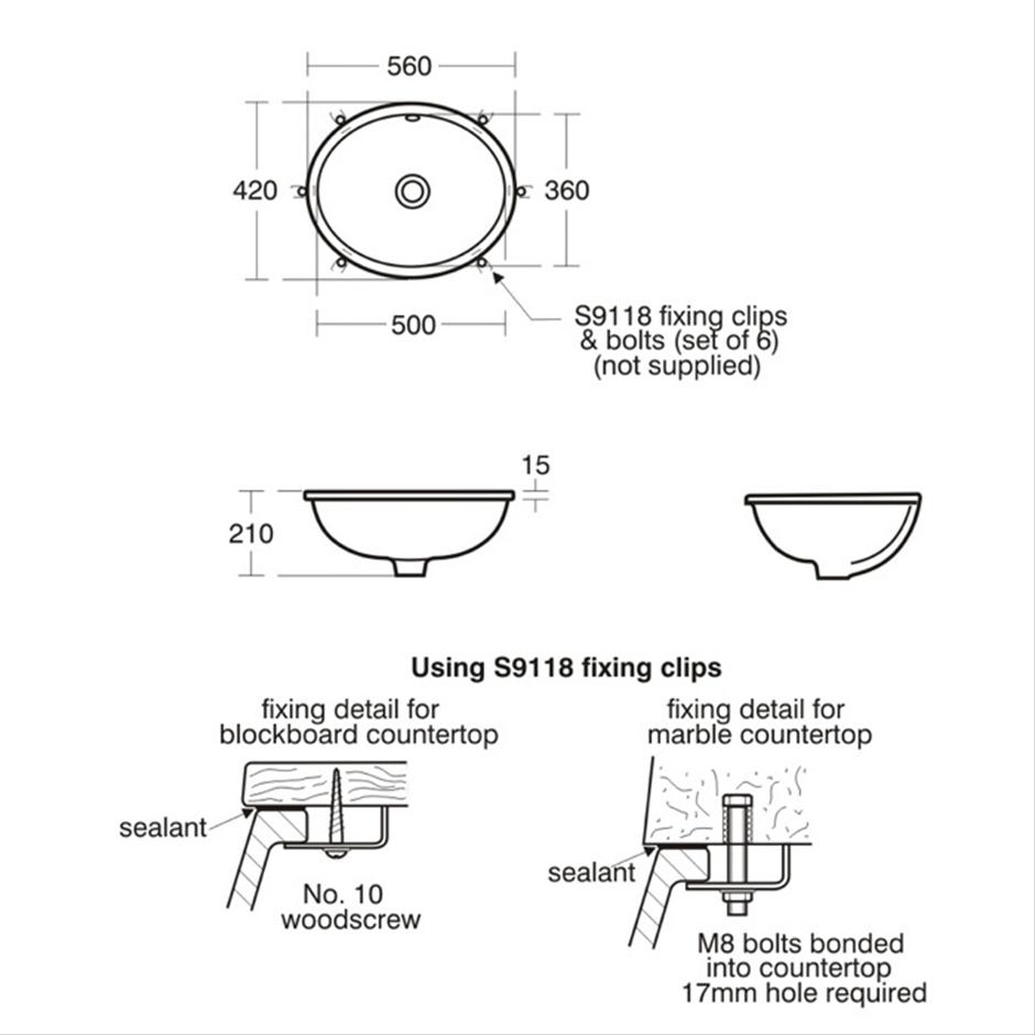 S2560 technical drawing