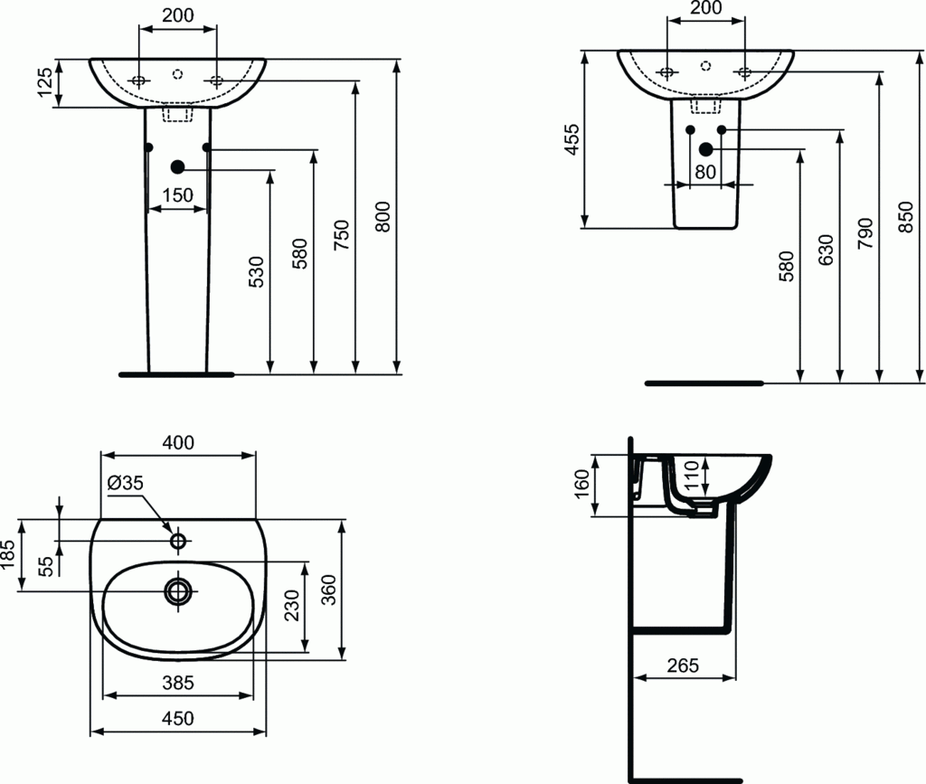 T3520 Technical drawing T3520 technical drawing