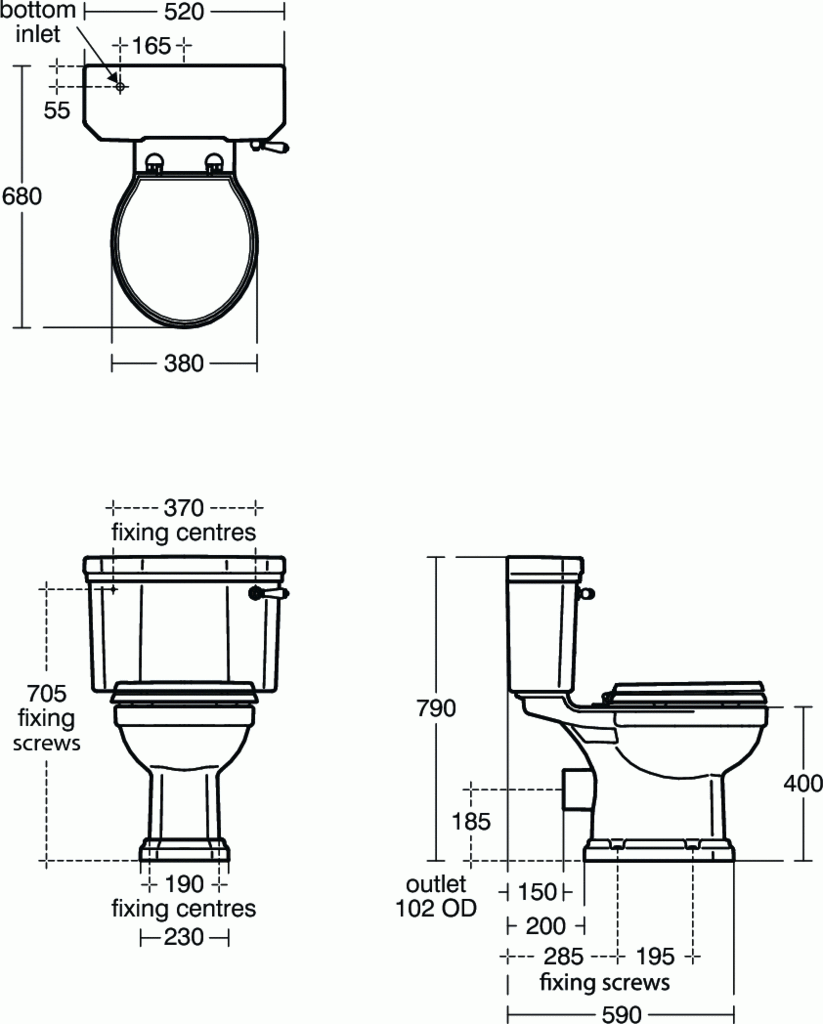 U4708 technical drawing