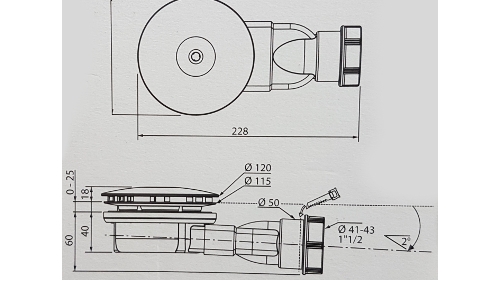Impey Slimline Waste Tech 
