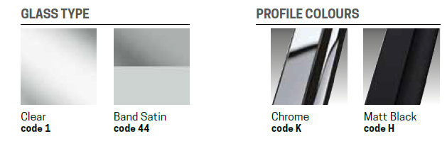 Glass and Profile colours YOUNG PLUS