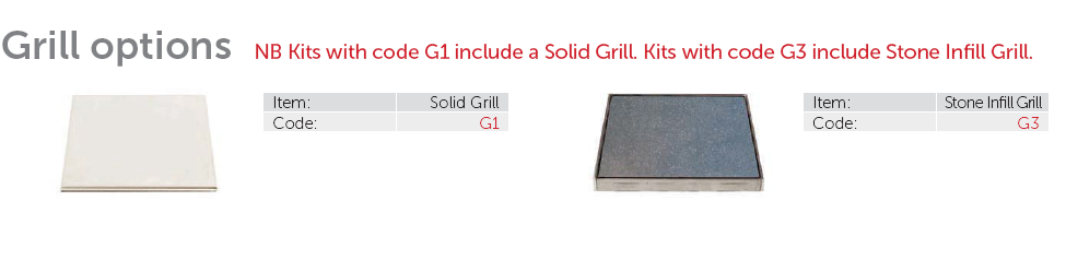 Quattro Grill Options