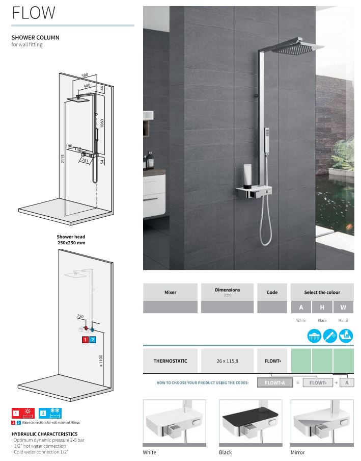 Novellini Flow Shower Column