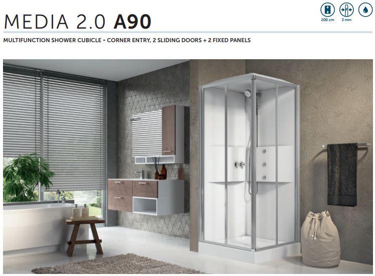 Novellini Media 2.0 A90