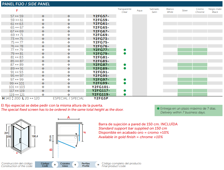 Novellini Young 2.0 G+F Spec 2.