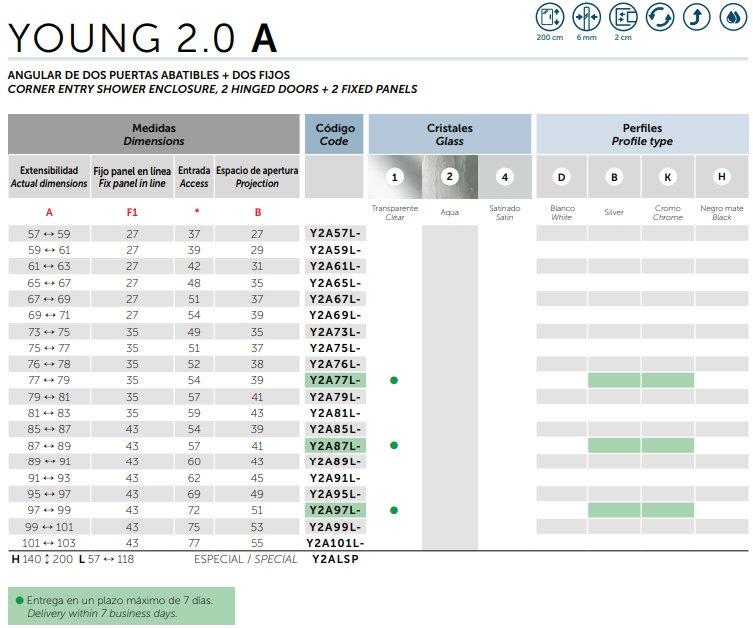 Novellini Young 2A Spec 1